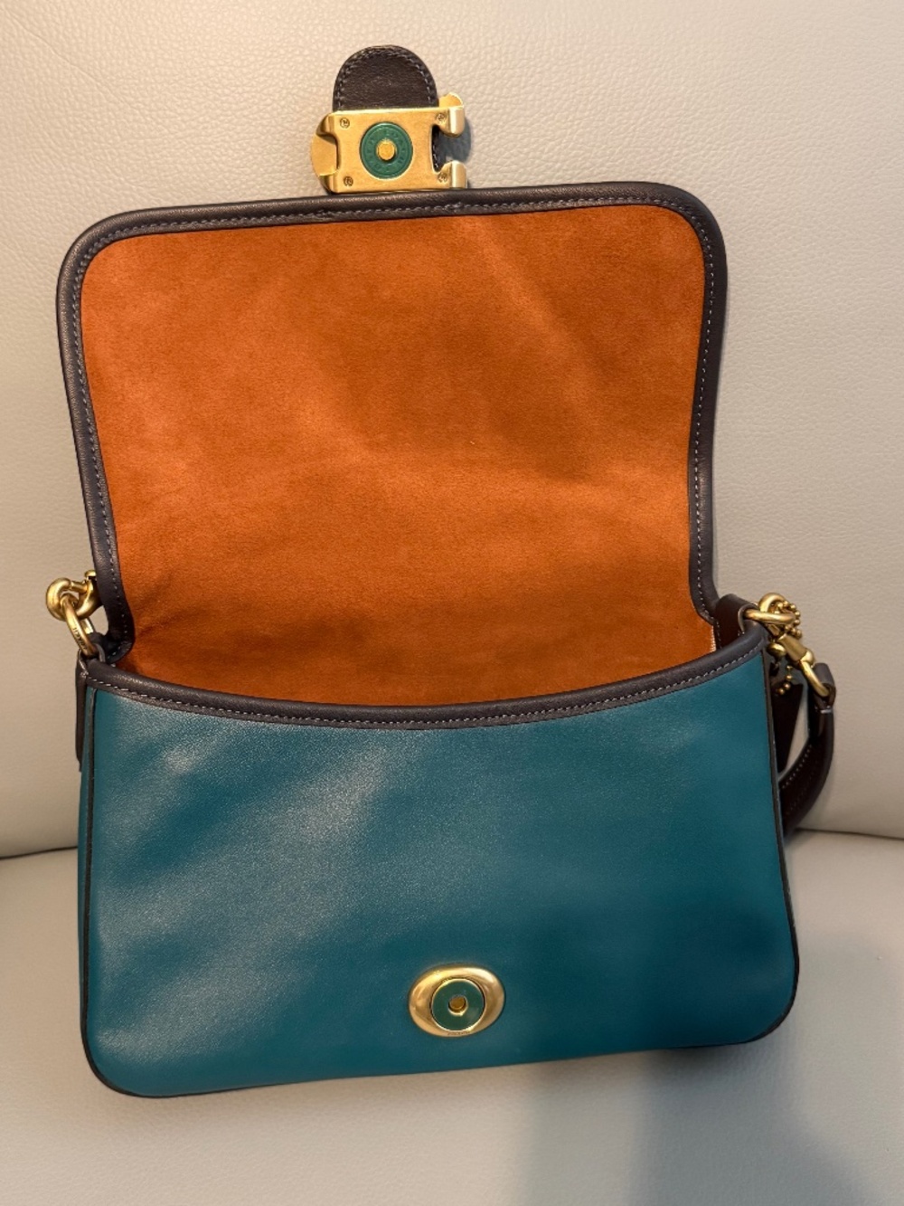 Coach Soft Tabby and Wallet Teal - Picture 6 of 12